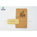 Customized Design Printing Kraft Paper Greeting Card